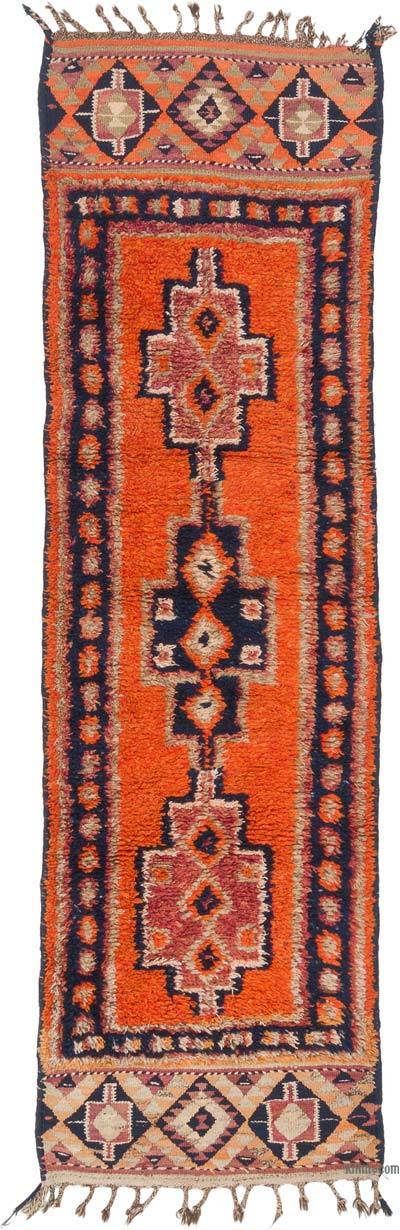 Vintage Tribal Runner Rug - 2' 8" x 9' 1" (32" x 109")