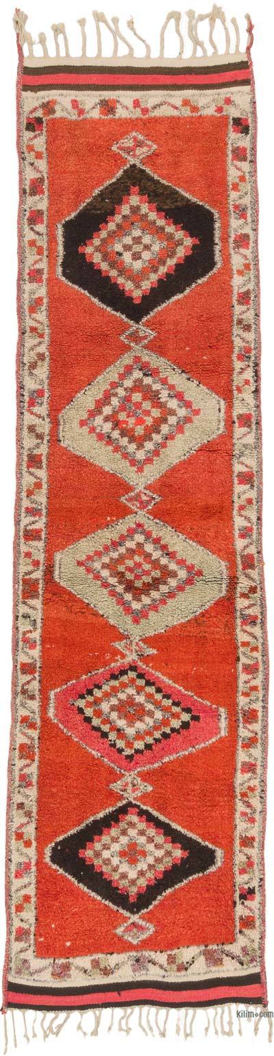 Vintage Tribal Runner Rug - 2' 11" x 10' 6" (35" x 126")