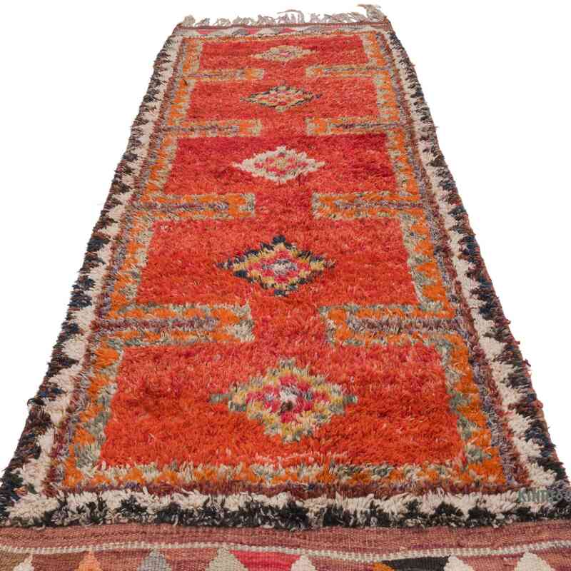 Vintage Tribal Runner Rug - 3' 3" x 9' 3" (39" x 111") - K0063542
