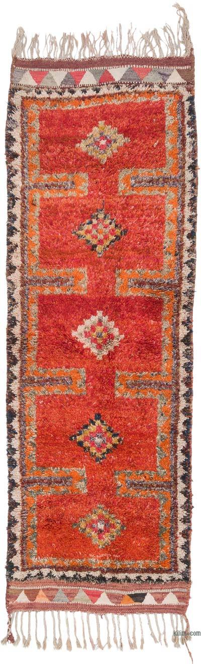 Alfombra Vintage de pasillo - 98 cm x 282 cm
