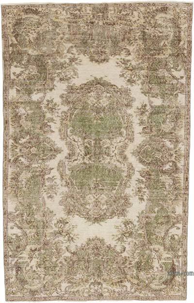 Vintage Turkish Hand-Knotted Rug - 5' 2" x 7' 11" (62" x 95")
