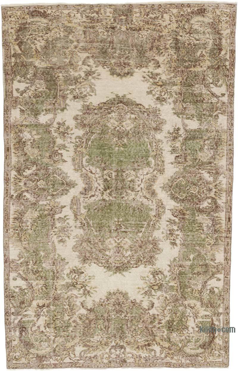 Vintage Turkish Hand-Knotted Rug - 5' 2" x 7' 11" (62" x 95") - K0063553