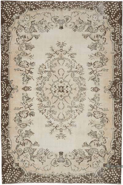 Vintage Turkish Hand-Knotted Rug - 6' 7" x 9' 11" (79" x 119")