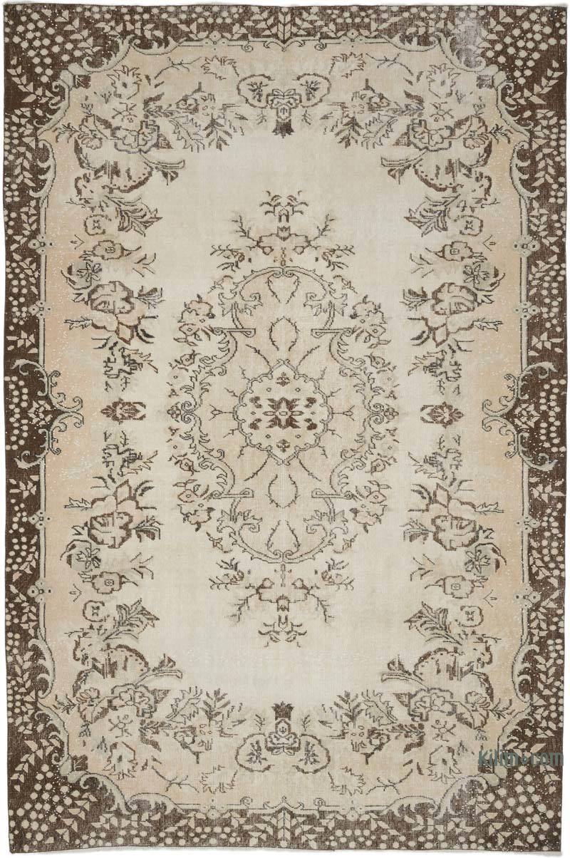 Vintage Turkish Hand-Knotted Rug - 6' 7" x 9' 11" (79" x 119") - K0063554