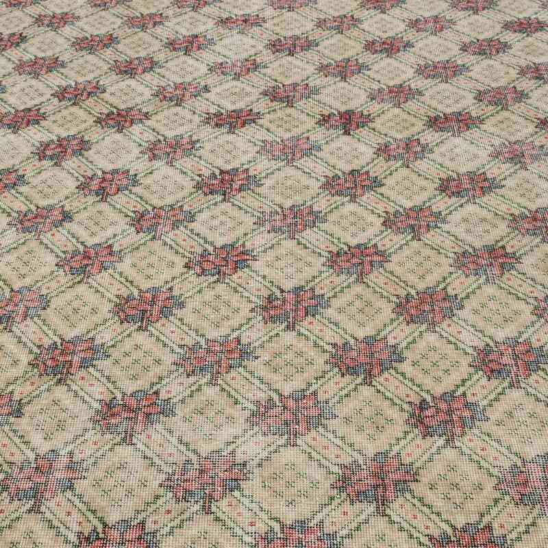 Vintage Turkish Hand-Knotted Rug - 6' 7" x 9' 10" (79" x 118") - K0063555