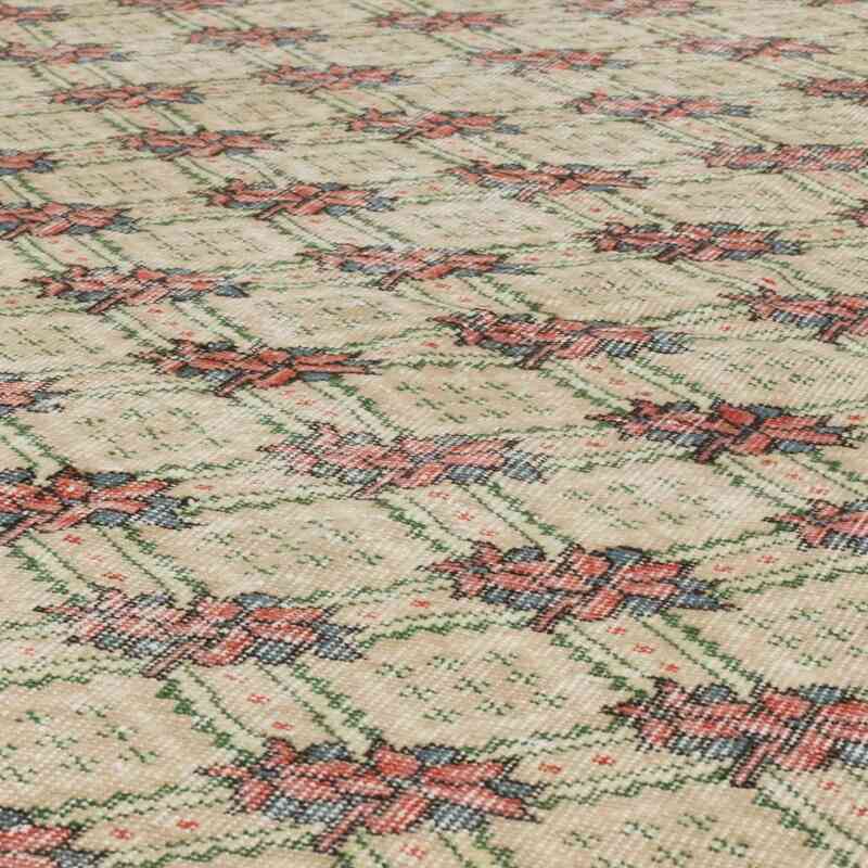 Vintage Turkish Hand-Knotted Rug - 6' 7" x 9' 10" (79" x 118") - K0063555