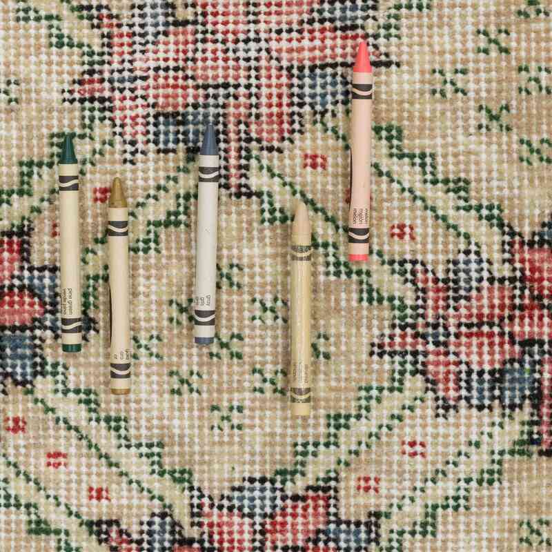 Vintage Turkish Hand-Knotted Rug - 6' 7" x 9' 10" (79" x 118") - K0063555