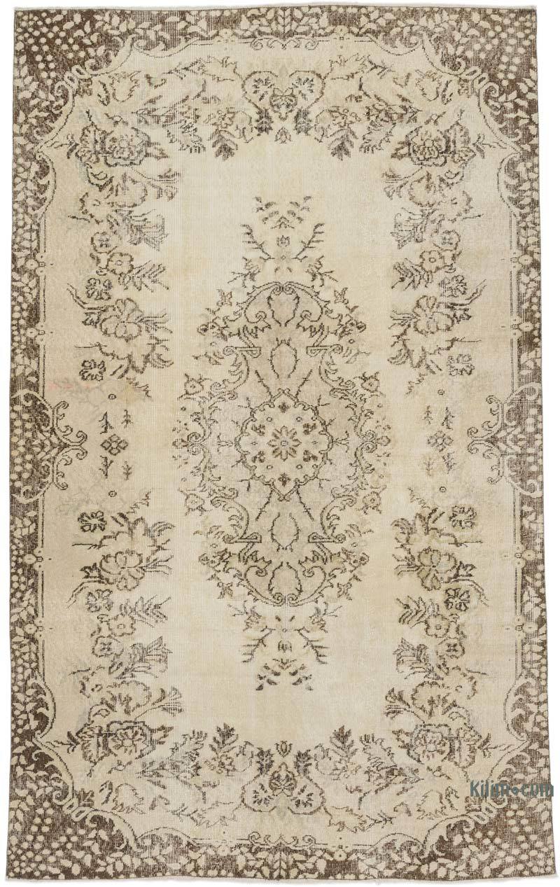 Vintage Turkish Hand-Knotted Rug - 5' 6" x 8' 10" (66" x 106") - K0063571