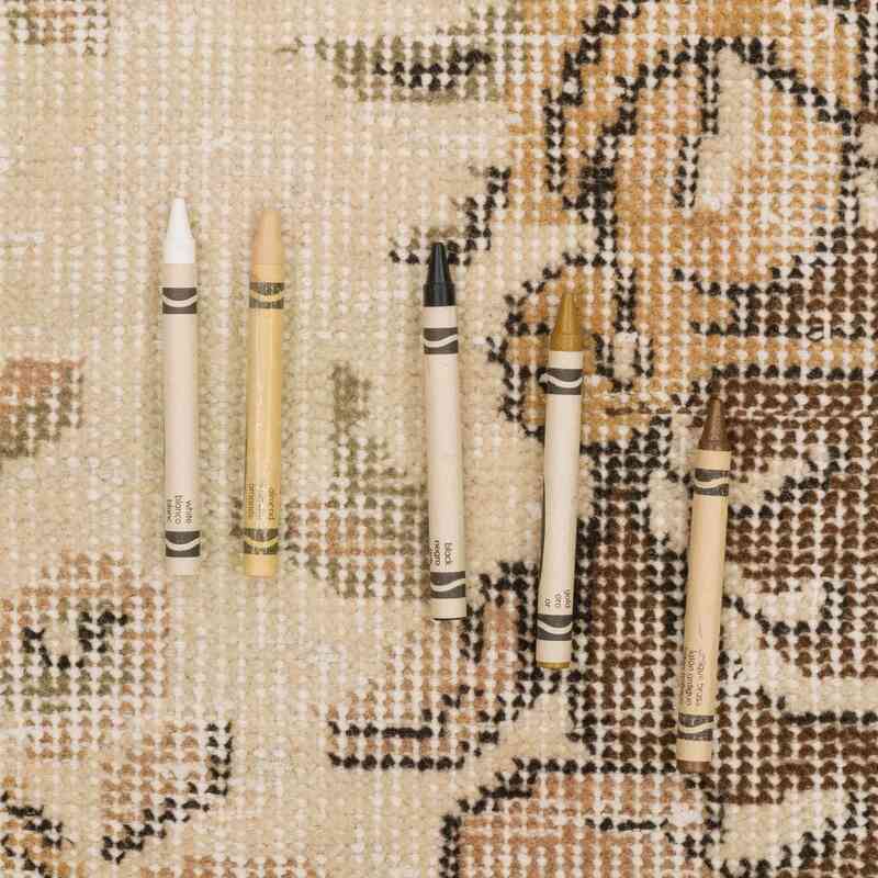 Alfombra Vintage Turca Anudada a Mano - 184 cm x 301 cm - K0063572