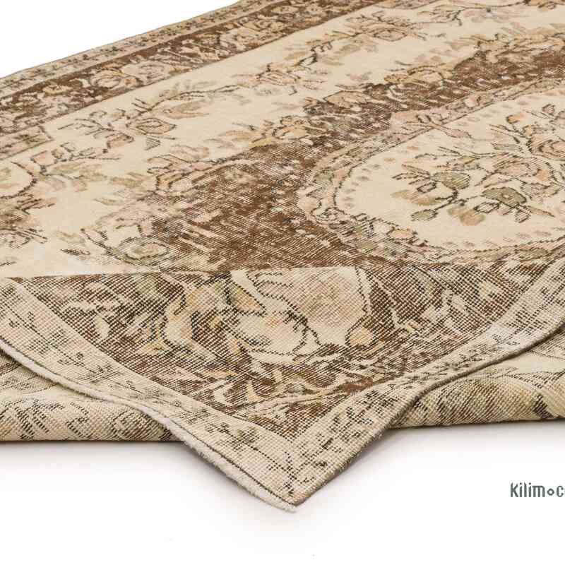 Alfombra Vintage Turca Anudada a Mano - 184 cm x 301 cm - K0063572