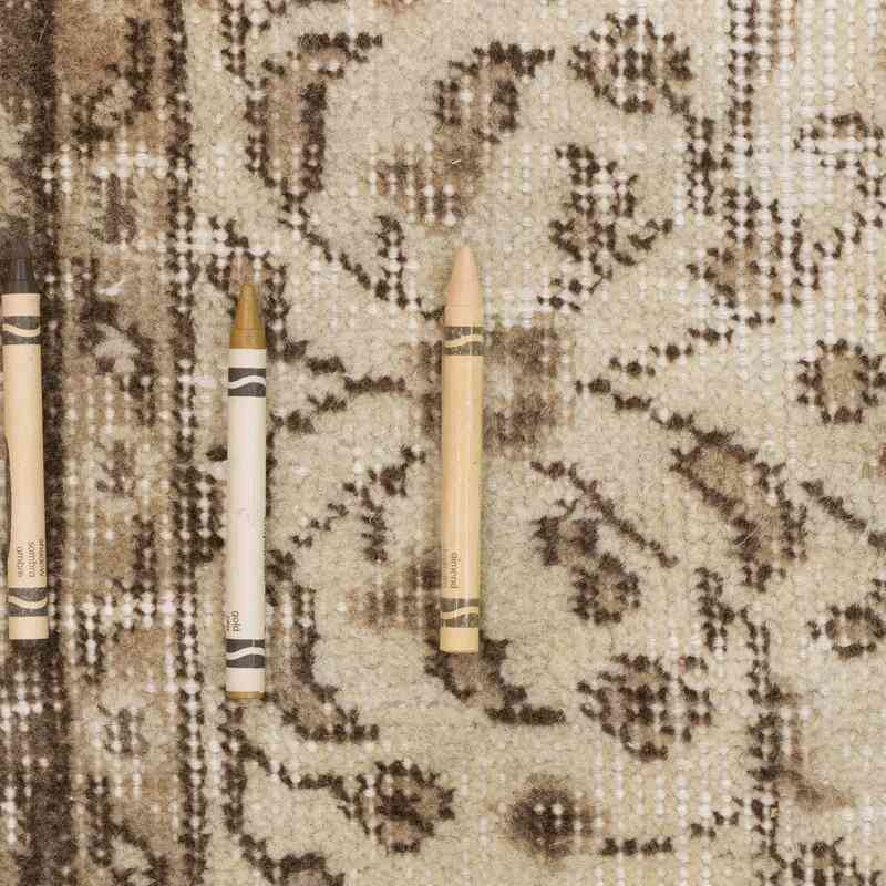 Vintage Turkish Hand-Knotted Rug - 5' 2" x 8' 9" (62" x 105") - K0063578