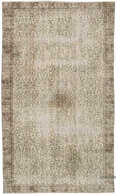 Vintage Turkish Hand-Knotted Rug - 5' 2" x 8' 9" (62" x 105")