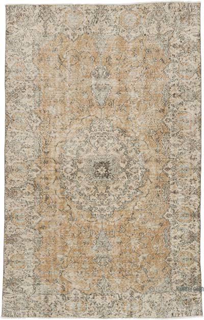 Vintage Turkish Hand-Knotted Rug - 5' 3" x 8' 3" (63" x 99")