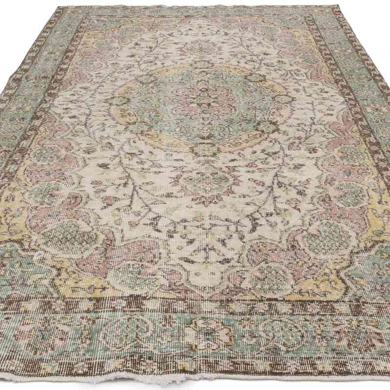 Alfombra Vintage Turca Anudada a Mano - 168 cm x 281 cm - K0063604
