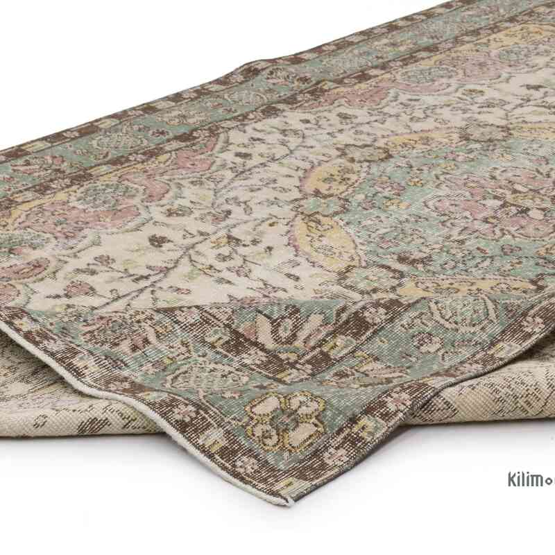 Alfombra Vintage Turca Anudada a Mano - 168 cm x 281 cm - K0063604