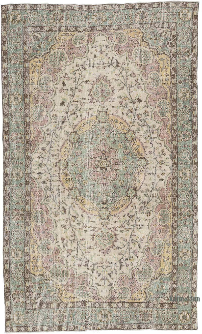 Alfombra Vintage Turca Anudada a Mano - 168 cm x 281 cm - K0063604