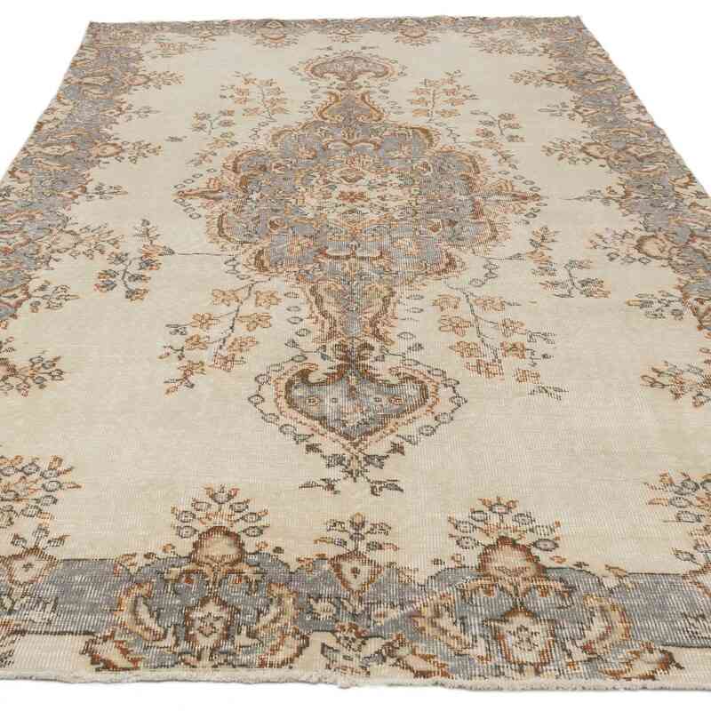 Vintage Turkish Hand-Knotted Rug - 5' 7" x 9' 1" (67" x 109") - K0063644