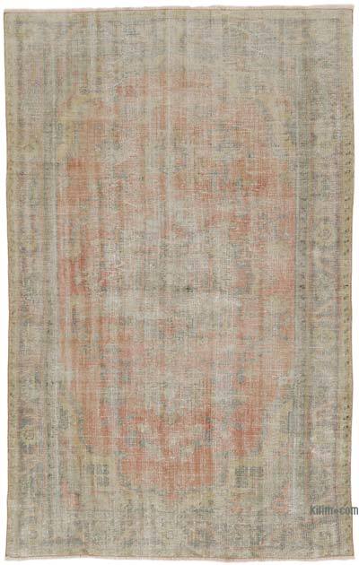 Vintage Turkish Hand-Knotted Rug - 5' 5" x 8' 7" (65" x 103")