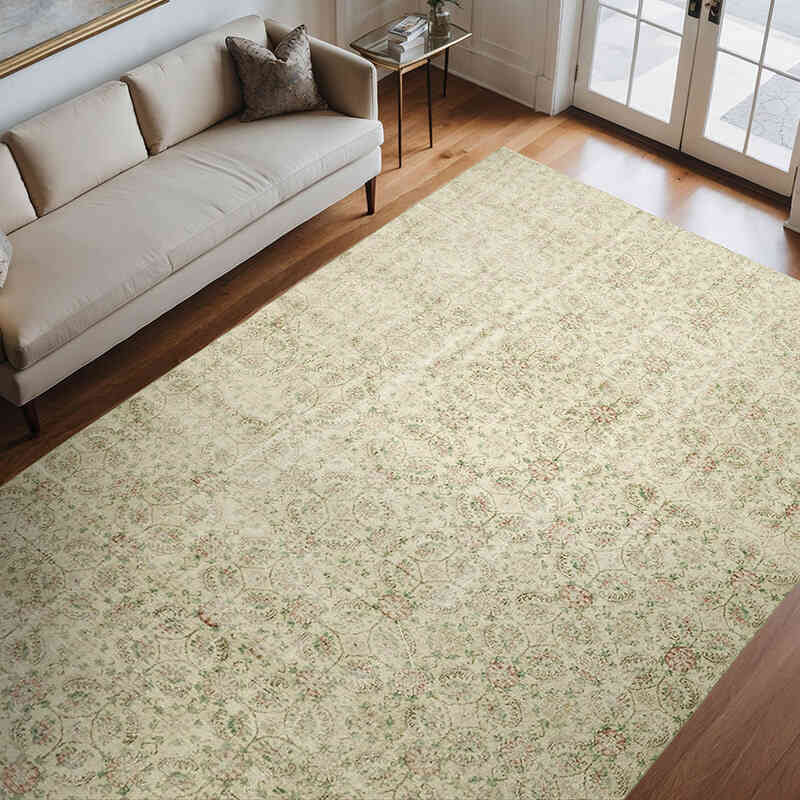Alfombra Vintage Turca Anudada a Mano - 240 cm x 356 cm - K0063692