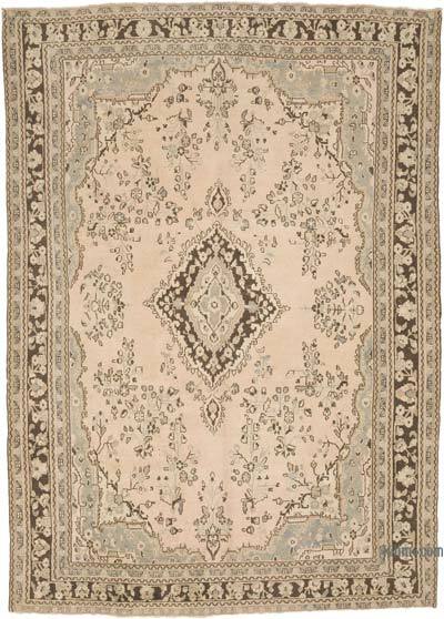 Vintage Hand-Knotted Oriental Rug - 8' 1" x 11' 4" (97" x 136")