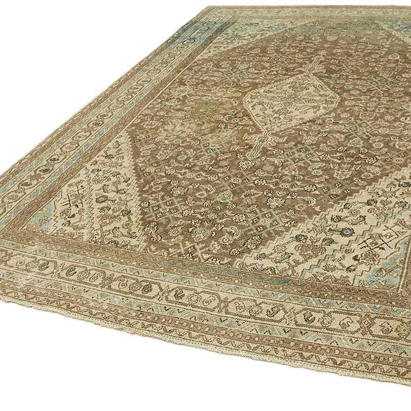 Vintage Hand-Knotted Oriental Rug - 8' 4" x 11' 7" (100" x 139") - K0063700