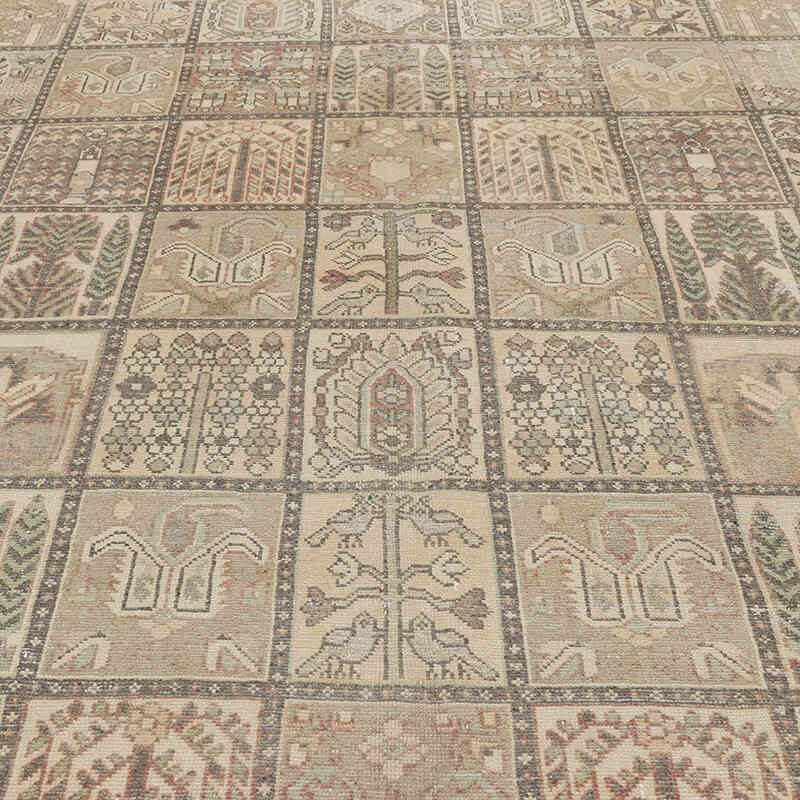 Vintage Hand-Knotted Oriental Rug - 9' 11" x 12' 1" (119" x 145") - K0063706