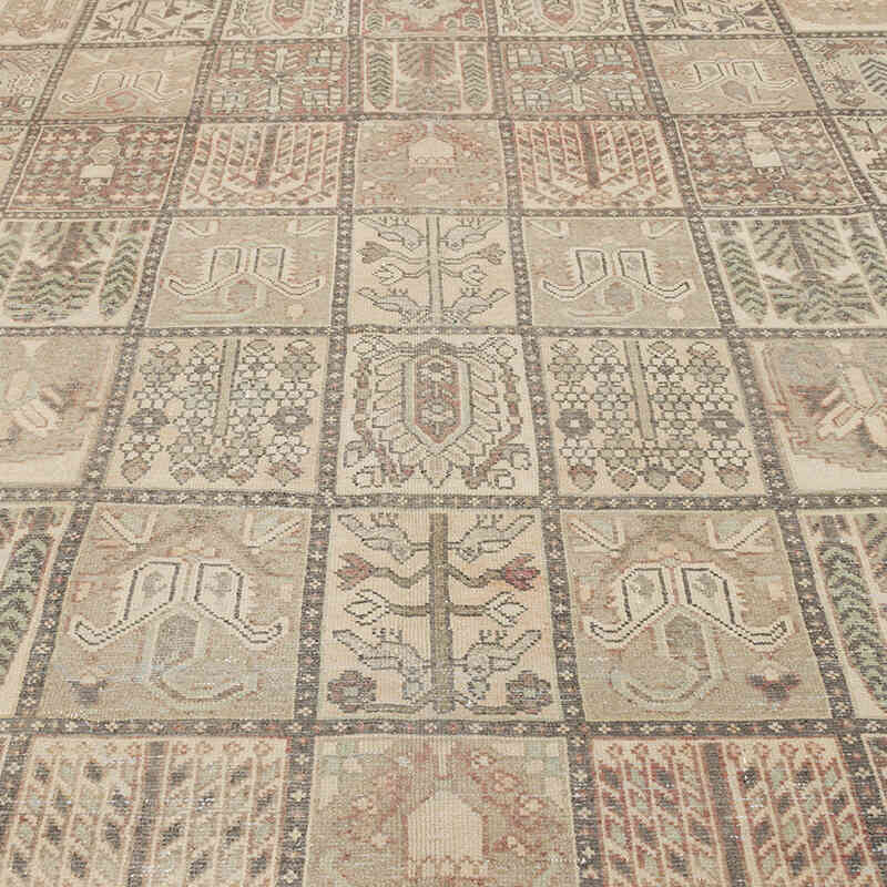 Vintage Hand-Knotted Oriental Rug - 9' 11" x 12' 1" (119" x 145") - K0063706