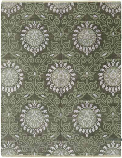 New Hand-Knotted Rug - 7' 10" x 9' 11" (94" x 119")