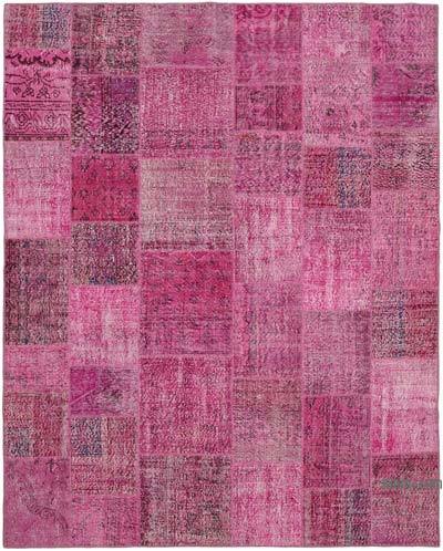 Patchwork Hand-Knotted Turkish Rug - 8'  x 9' 10" (96" x 118")