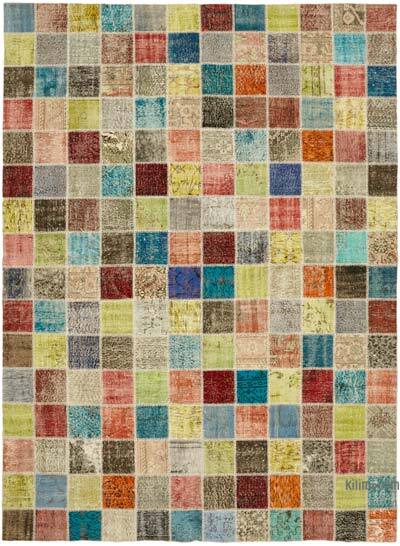 Alfombra Turca de Retazos - 257 cm x 346 cm