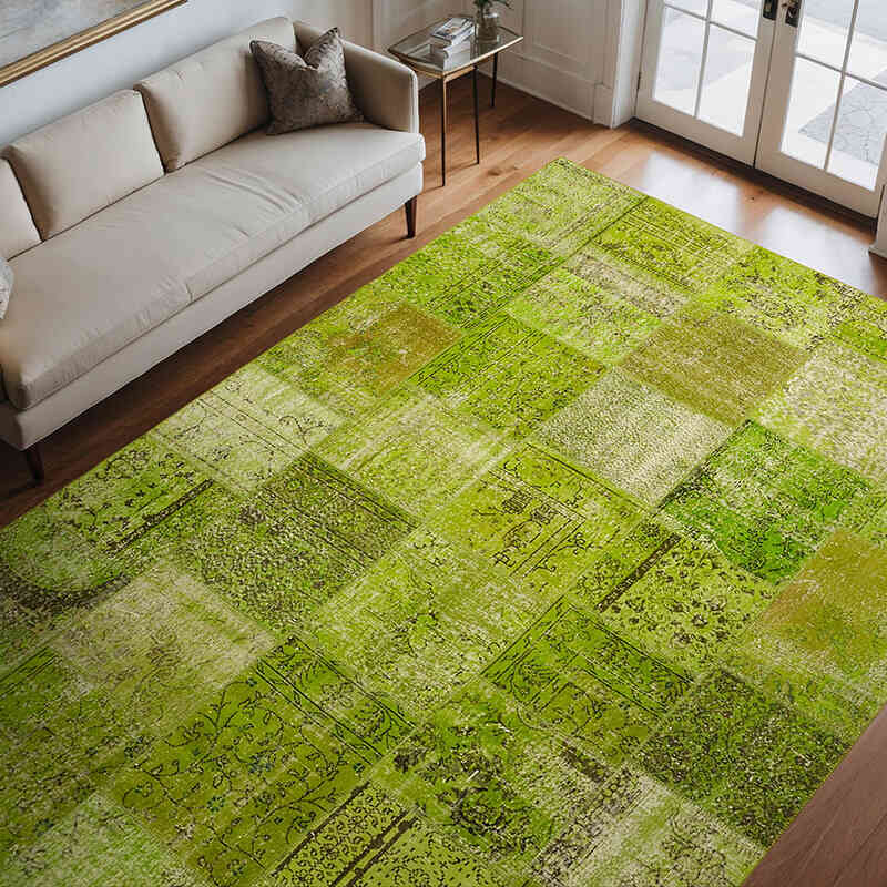 Alfombra Turca de Retazos - 251 cm x 351 cm - K0063815
