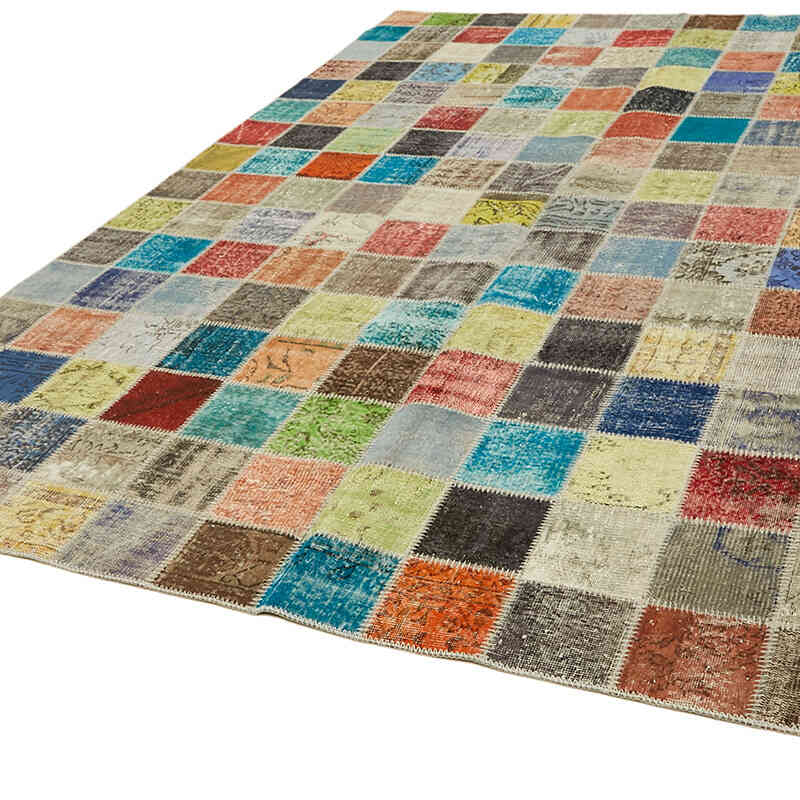 Patchwork El Dokuma Halı - 260 cm x 344 cm - K0063827
