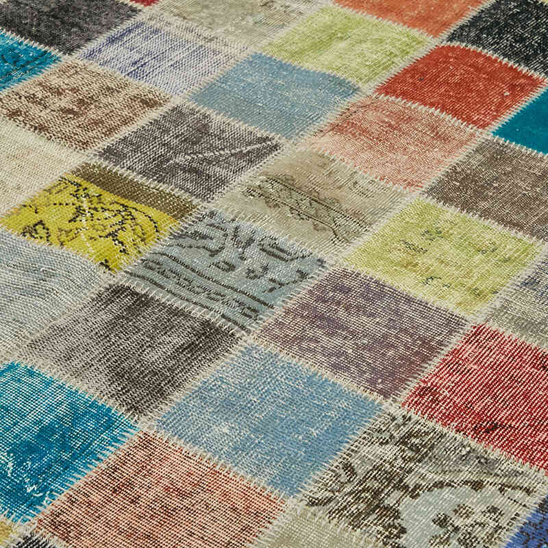 Patchwork El Dokuma Halı - 260 cm x 344 cm - K0063827