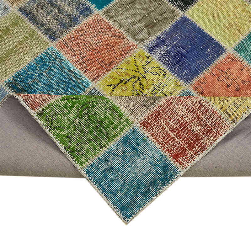 Patchwork El Dokuma Halı - 260 cm x 344 cm - K0063827