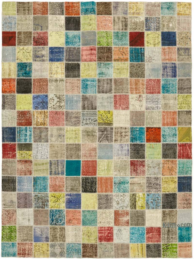 Patchwork El Dokuma Halı - 260 cm x 344 cm - K0063827