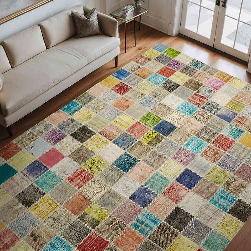 Alfombra Turca de Retazos - 260 cm x 344 cm - K0063828