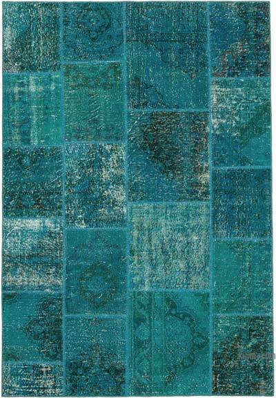Patchwork El Dokuma Halı - 166 cm x 241 cm
