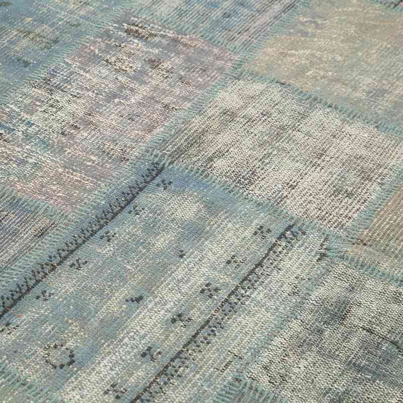 Patchwork Hand-Knotted Turkish Rug - 5' 9" x 8'  (69" x 96") - K0063836
