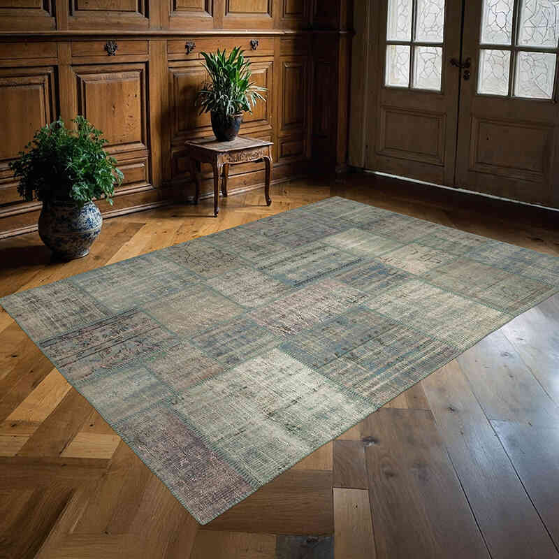 Alfombra Turca de Retazos - 175 cm x 244 cm - K0063836