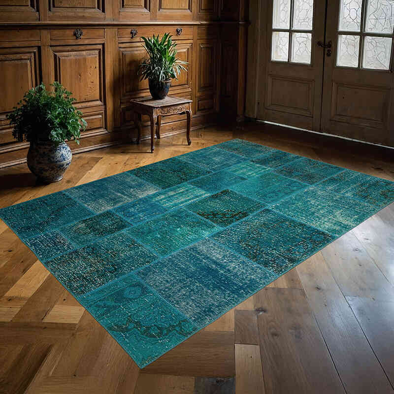 Alfombra Turca de Retazos - 170 cm x 239 cm - K0063841
