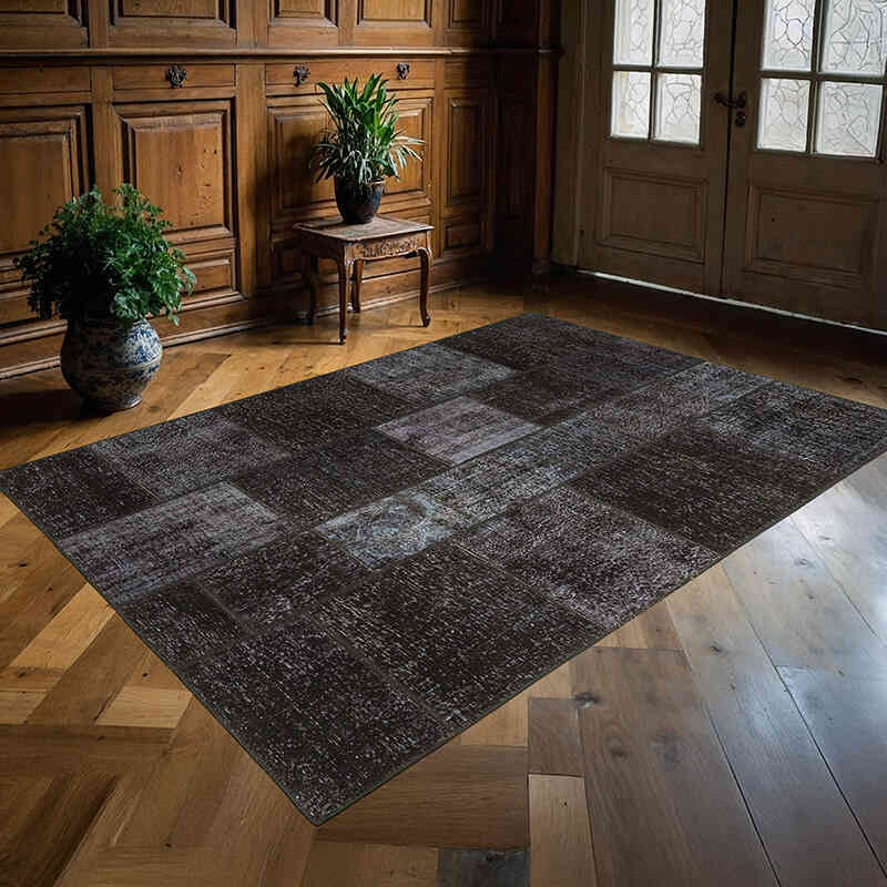 Patchwork El Dokuma Halı - 170 cm x 243 cm - K0063857