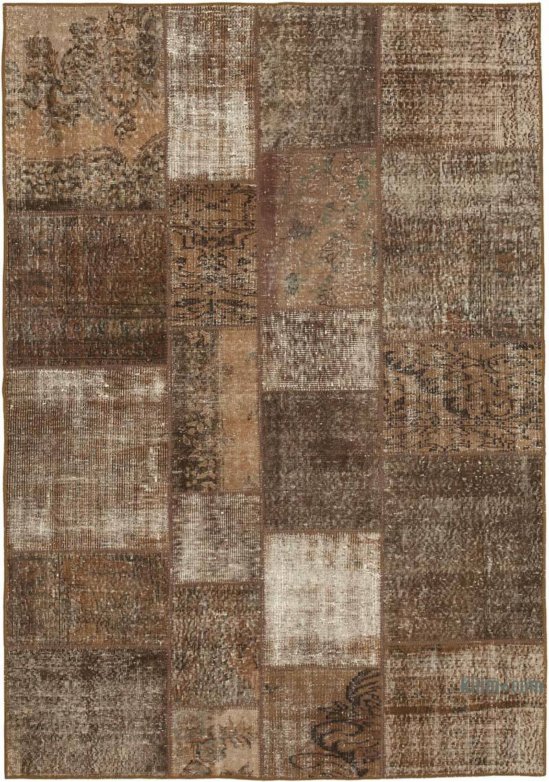 Patchwork El Dokuma Halı - 170 cm x 241 cm - K0063861