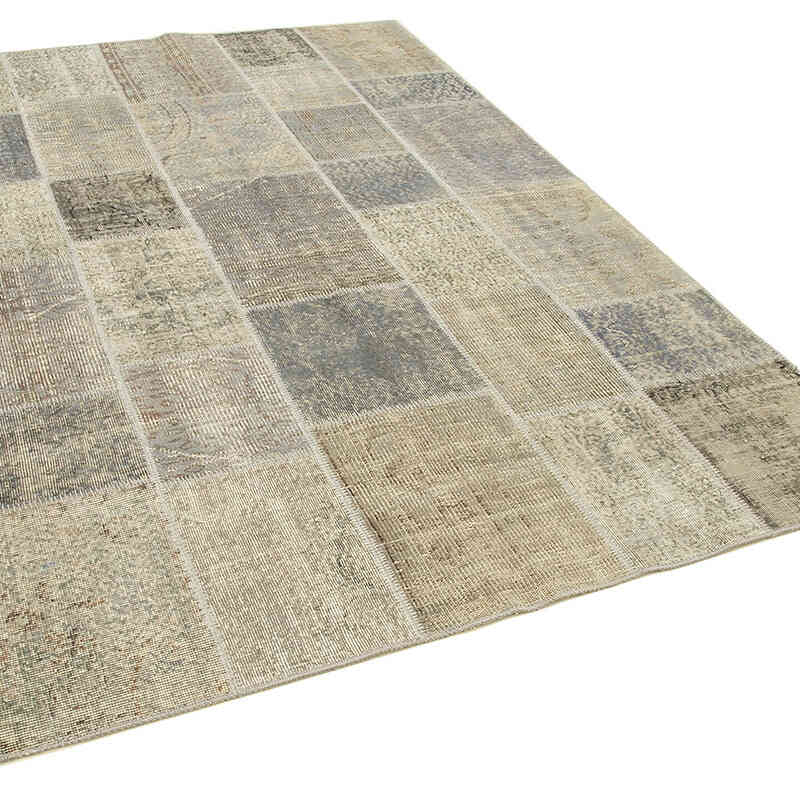 Patchwork El Dokuma Halı - 173 cm x 244 cm - K0063865