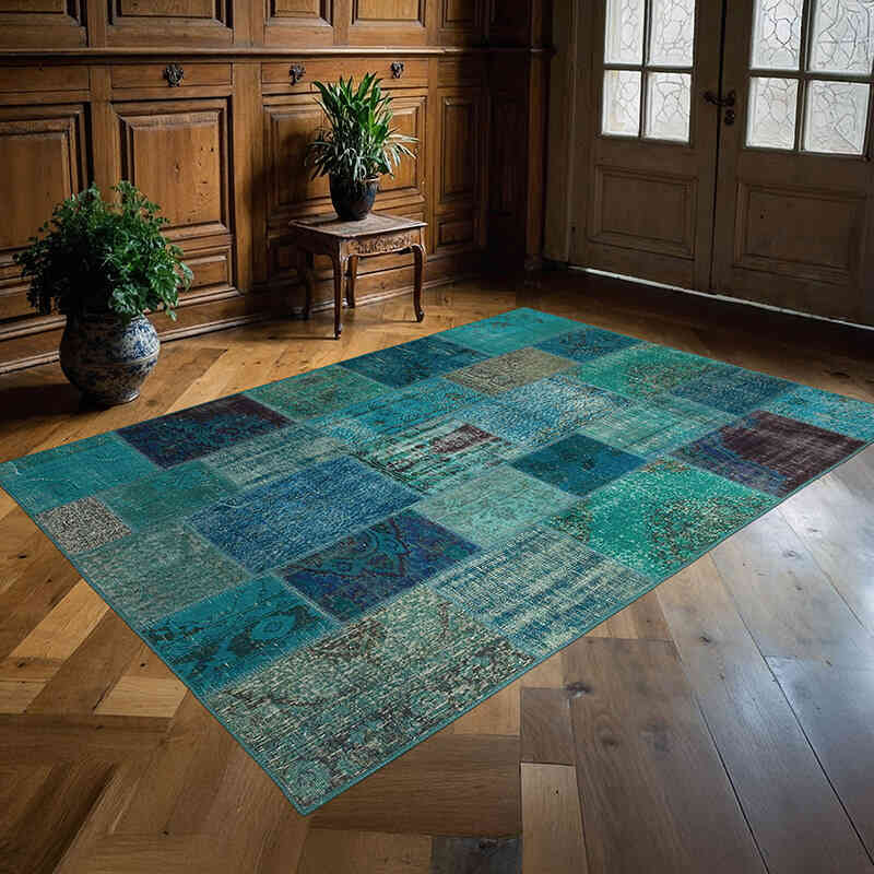 Alfombra Turca de Retazos - 170 cm x 242 cm - K0063868