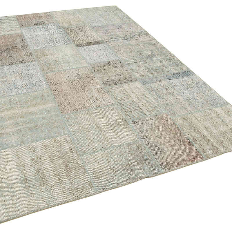 Patchwork El Dokuma Halı - 171 cm x 241 cm - K0063871