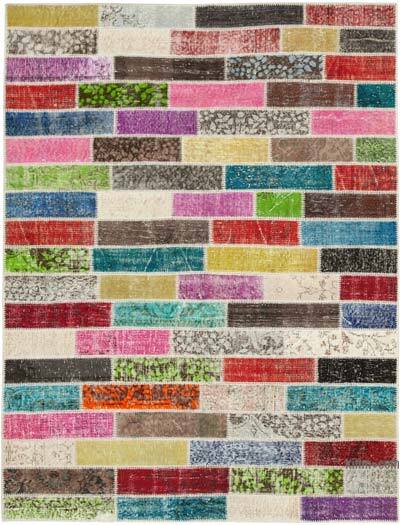 Patchwork El Dokuma Halı - 176 cm x 227 cm