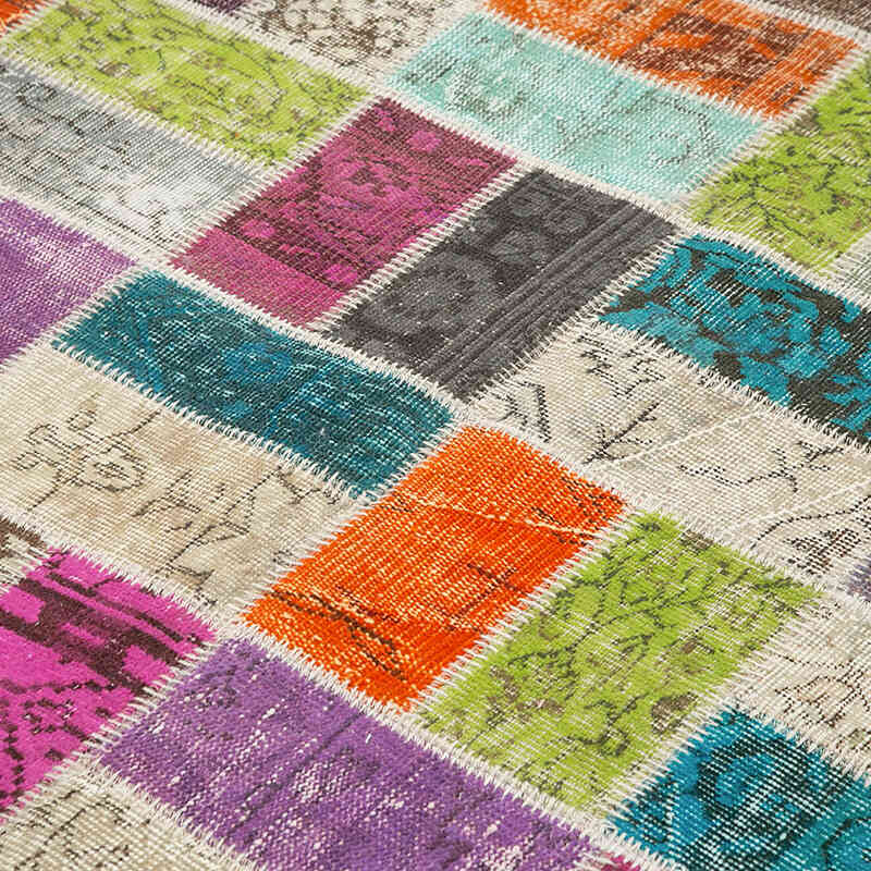 Patchwork El Dokuma Halı - 173 cm x 225 cm - K0063886