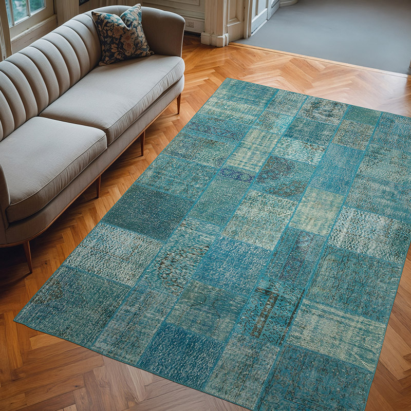 Alfombra Turca de Retazos - 200 cm x 297 cm - K0063891
