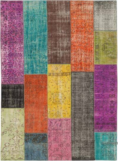 Patchwork El Dokuma Halı - 202 cm x 276 cm