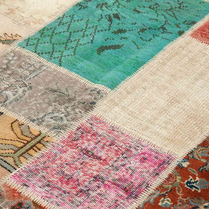 Patchwork El Dokuma Halı - 205 cm x 300 cm - K0063915